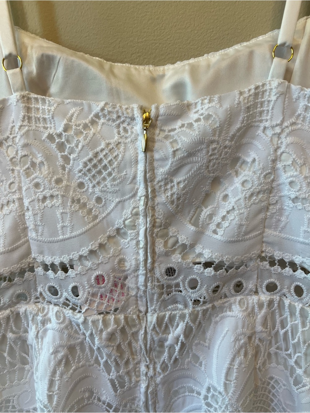 NWT $258 Lilly Pulitzer Risette Lace Dress Resort White Women's Size 4 - Picture 5 of 8